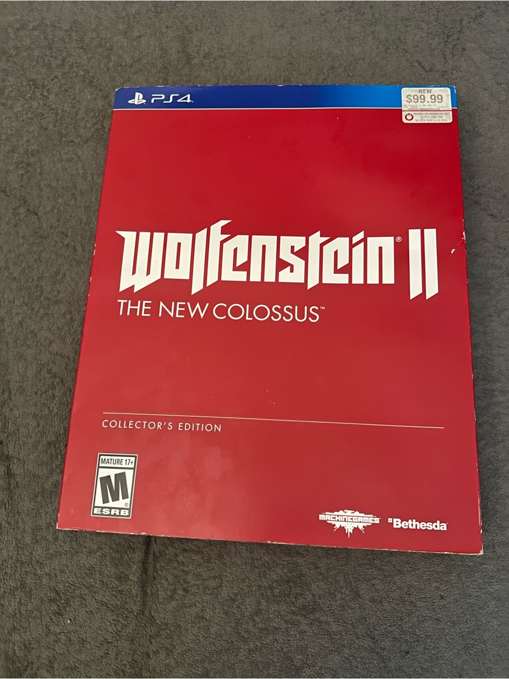 Sony PS4 Wolfenstein II: The New Colossus Collector's Edition - Red